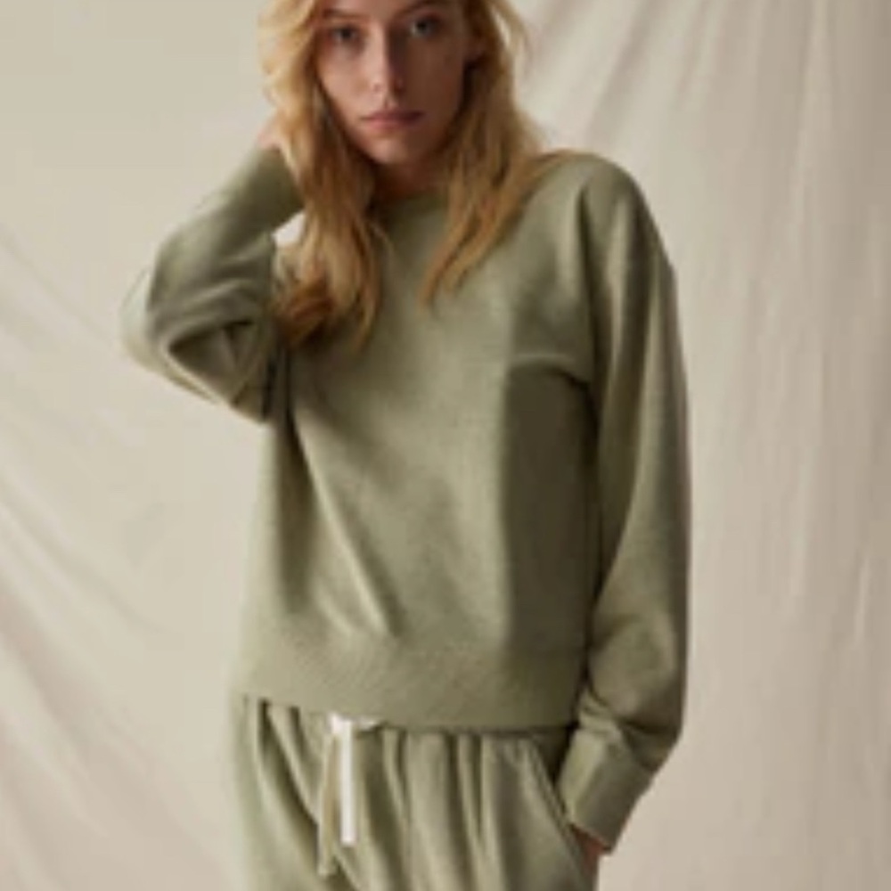 Richer Poorer Sage Green Sweatshirt